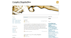 Desktop Screenshot of complexsingularities.net